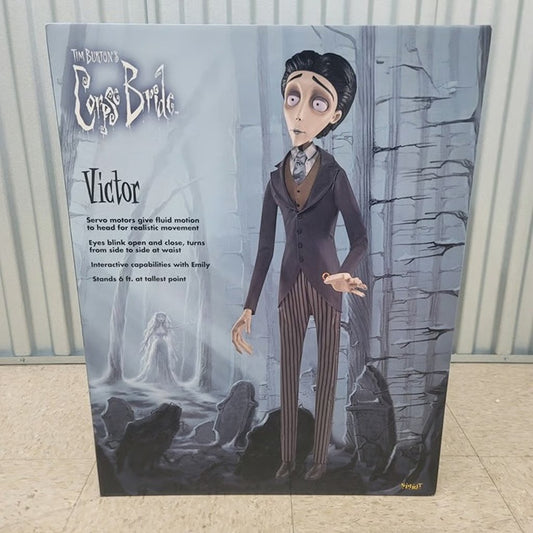 Spirit Halloween Exclusive 6 Ft Victor Animatronic Tim Burtons Corpse Bride New