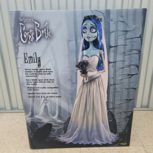 Spirit Halloween 5.8 Ft Emily Animatronic Corpse Bride - Brand New