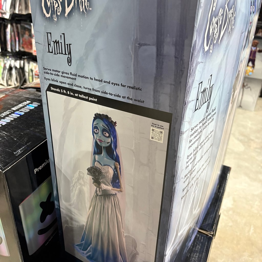 Spirit Halloween 5.8 Ft Emily Animatronic Corpse Bride - Brand New