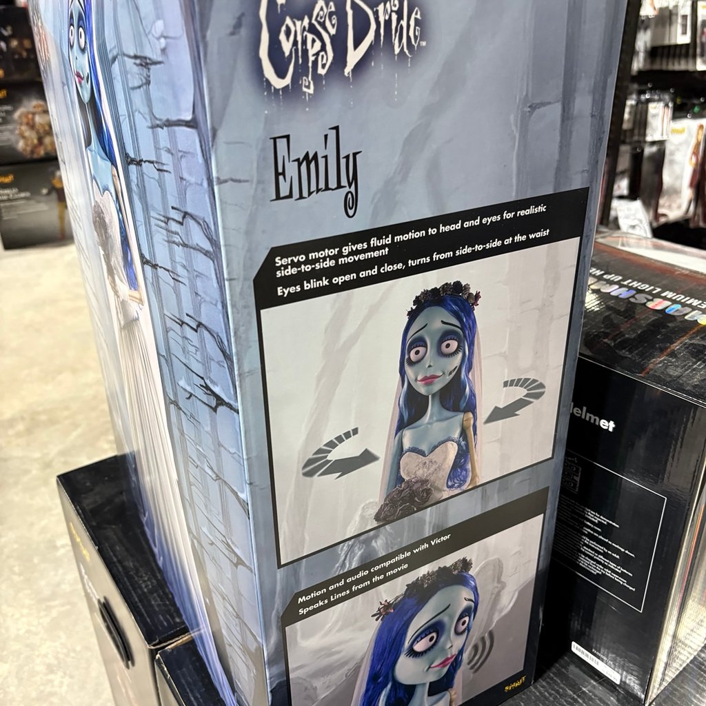 Spirit Halloween 5.8 Ft Emily Animatronic Corpse Bride - Brand New